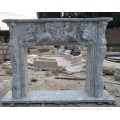Marble Romanesque Cherubs Fireplace Surround White Carrara Marble Fireplace